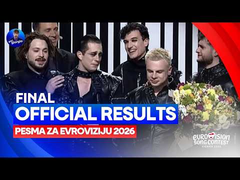 🇷🇸 Pesma za Evroviziju 2026: Final: Official Results