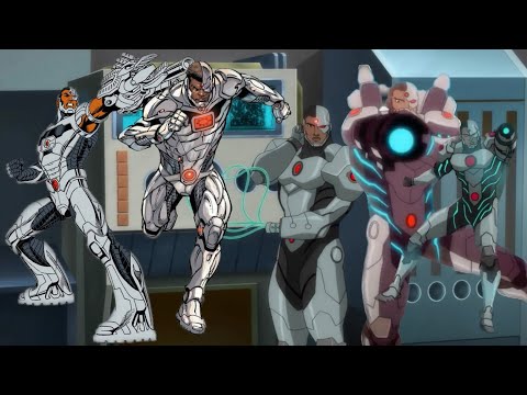 Cyborg - All Scenes P2 (JL: Throne of Atlantis)