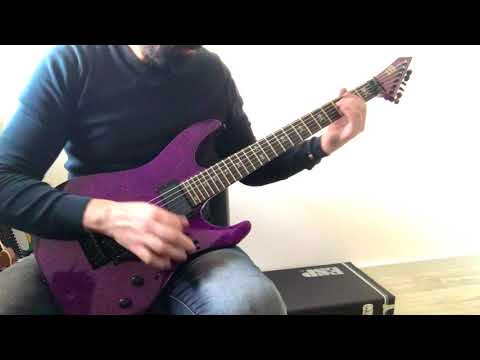 unboxing Esp LTD KH-602-PSP Kirk Kammett guitar Test sound Neural Quadcortex