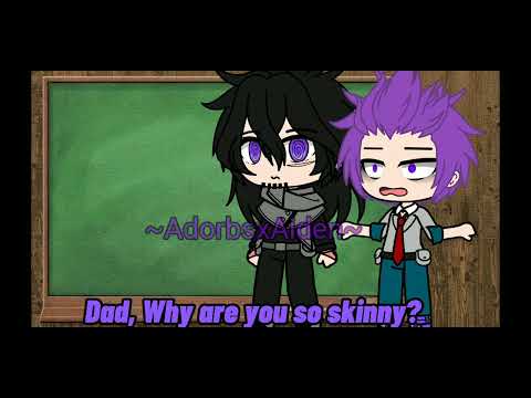 I've been starving myself carving skin /// MHA ///  Aizawa Angst /// Gacha Neon