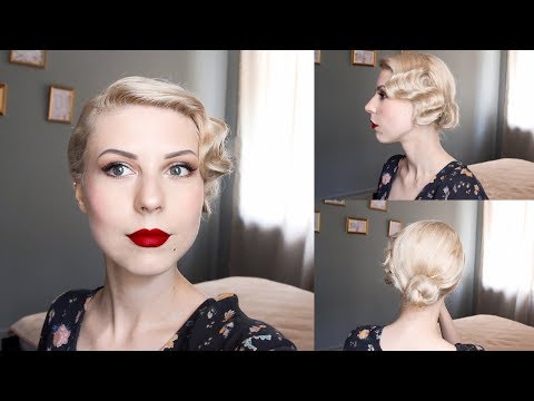 Vintage Finger Wave Hair Tutorial