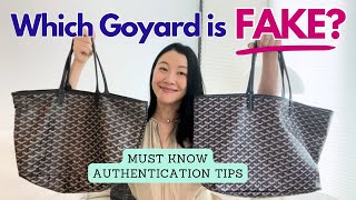 HOW TO AUTHENTICATE GOYARD ST LOUIS TOTE