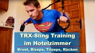 Sling Training TRX im Hotelzimmer