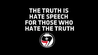 USA Marxist Nazi #ANTIFA Thugs with M16 Rifles guns try and scare Reporter 12 11 2017