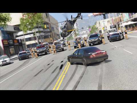 سائق المكسيما الذي زلزل عرش الدوريات || فيلم جرجيرة كامل - قراند 5