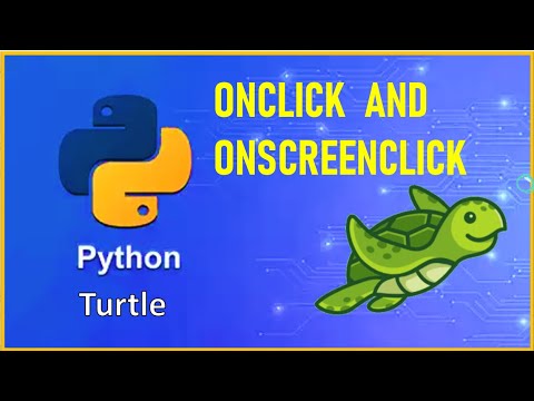 A quick introduction to Python Turtle and it's methods by implementing key control and mouse control