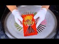 ASMR Pocky Ice Cream Rolls How To Make Pocky Ice Cream