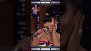 Nicki Minaj incorporates 3 random words into a rap on the spot in Wheel of Freestyle! #shorts