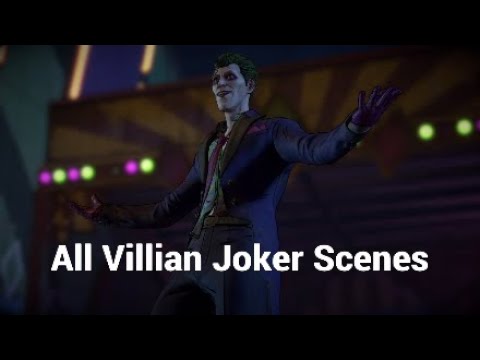 ALL VILLAIN JOKER SCENES | Batman The Enemy Within Episode 5 Same Stitch