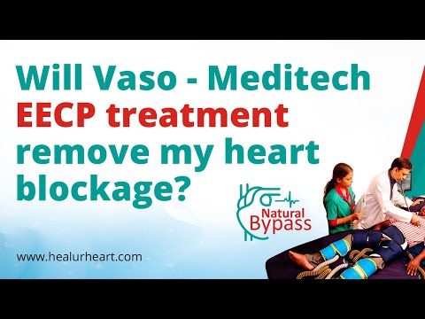 Will Vaso - Meditech EECP treatment remove my heart blockage?
