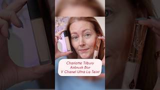 Chanel ULTRA LE TEINT  BR02 vs Charlotte Tilbury Airbrush Flawless Blur Concealer Shade 1