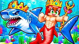 Me Convertí en REY TIBURÓN en Minecraft!