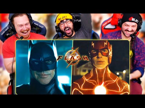THE FLASH TRAILER REACTION! Batman | Michael Keaton & Ben Affleck | Supergirl | Flash 2023 Movie