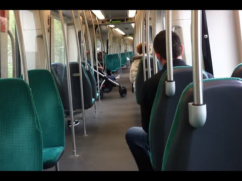 RET Metro Rit als verkeerdspoor tussen Heemraadlaan en Spijkenisse Centrum naar Rotterdam Centraal