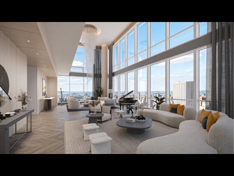 INSIDE a One57 Sky Mansion on Billionaires’ Row with Central Park Views | SERHANT. Tour