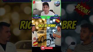 RICO e POBRE vivem em MUNDOS diferentes 🌍 #shorts #humor #trending