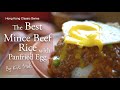 The Best Mince Beef Rice with Pan-fried Egg | Hong Kong Style (English VO)