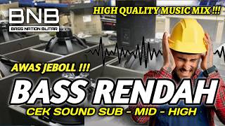 Download lagu DJ BASS DROP SUB WOFFER SPESIAL CHECK SOUND FULL MELODY | BASS NATION BLITAR mp3