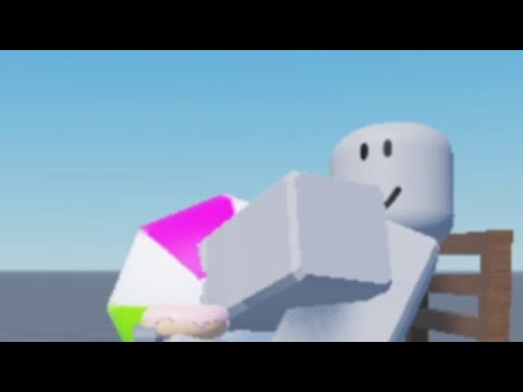 I hope this really heavy beach ball doesn't break my leg