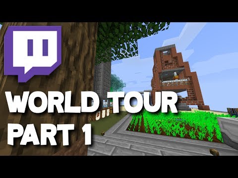 Minecraft - Agrarian Skies World Tour - Part 1: Mob Farm and Processing Plant