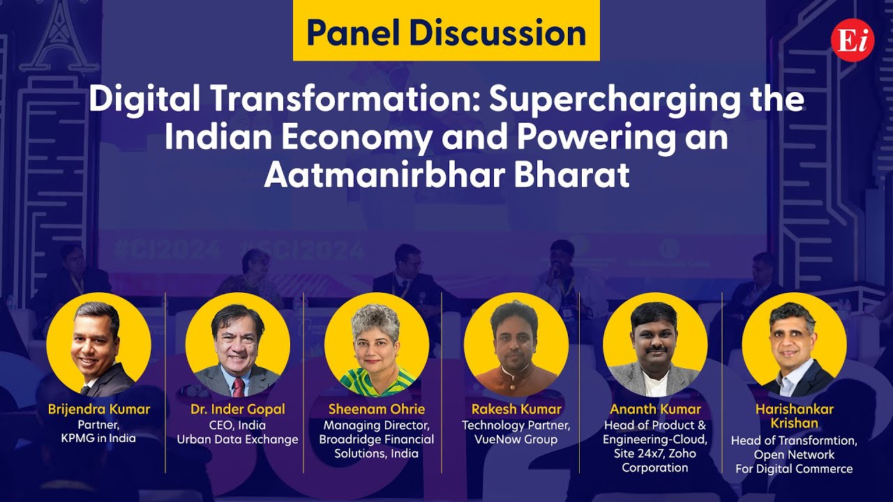 Digital transformation: Supercharging the Indian economy and powering an Aatmanirbhar Bharat