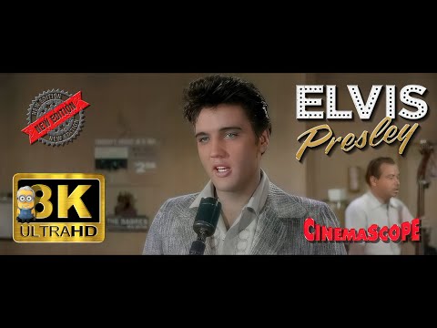 Elvis Presley AI 8K Colorized Enhanced ⭐UHD⭐ - Treat Me Nice (1957) New Settings ...