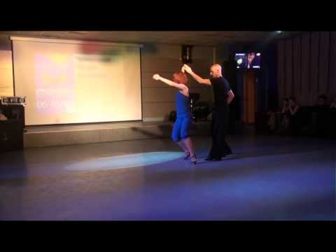 Discofox   Hustle + wcs Impro  Daric Lion   Anastasia Lokshina