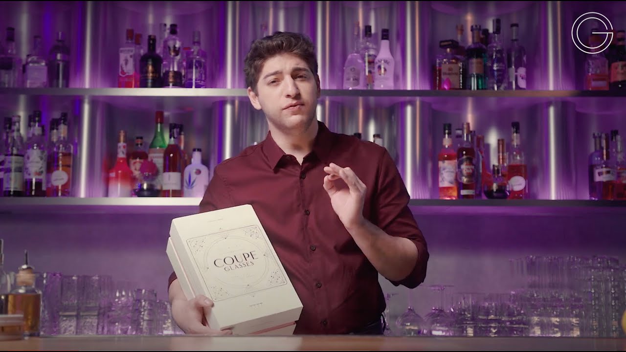 Glassique Cadeau – Champagne And Cocktail Coupe Glasses – Art Deco collection