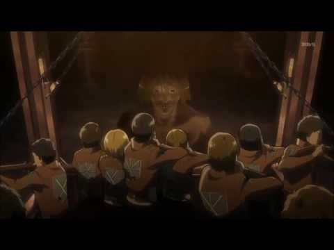 Attack On Titan (Shingeki no Kyojin)- epic plan to take out titans EP8 ENG SUB