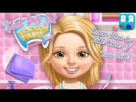 Sweet Baby Girl Tooth Fairy - Little Fairyland Helper & Teeth Cleaning Fun - Best Apps for Kids - YouTube