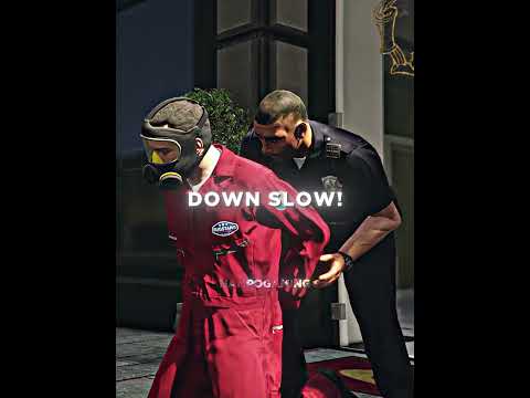 Michael Gets ARRESTED 😱👮‍♂️ #gta #gta5 #grandtheftauto