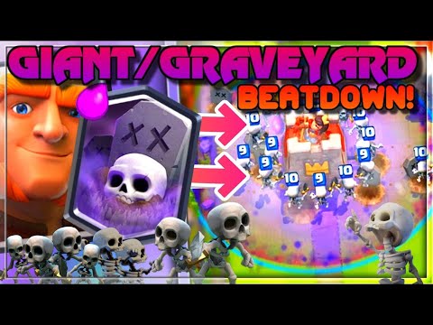 THIS GIANT GRAVEYARD DECK IS IMPOSSIBLE TO STOP! - Clash Royale
