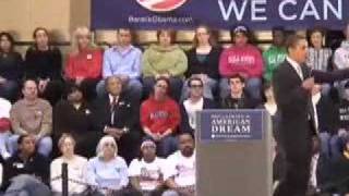 Barack Hussein Obama in Muncie, IN 4-12-08 File 3