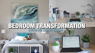 A DAY IN THE LIFE OF A VET STUDENT: transforming my bedroom for online vet school!