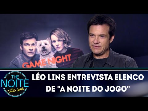 Léo Lins entrevista elenco de "A noite do jogo"  | The Noite (09/05/18)