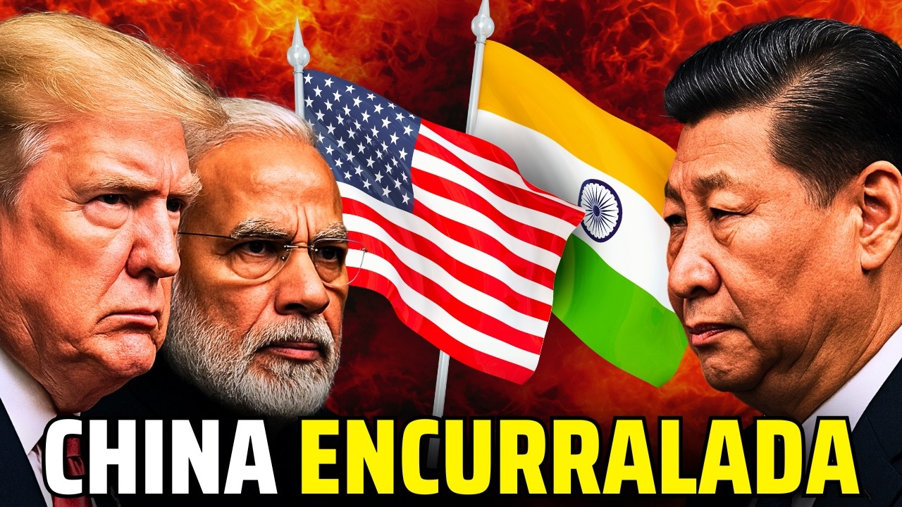 ÍNDIA está se unindo aos ESTADOS UNIDOS pra enfrentar a CHINA