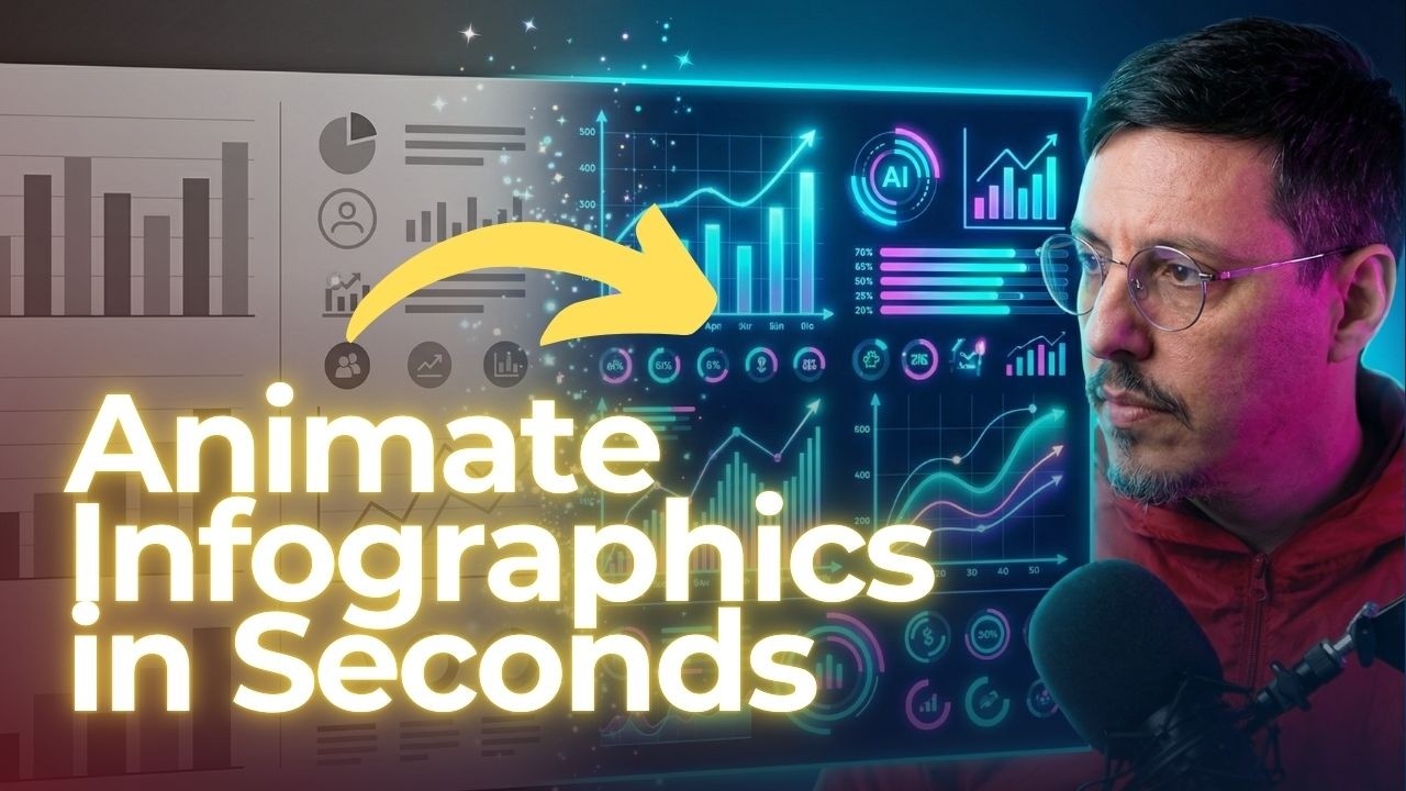 How to animate INFOGRAPHICS in MINUTES! Testing the BEST AI Models for MOTION GRAPHICS.
