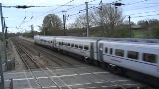 preview picture of video 'East Coast Main Line - Tallington - incl. 4464 Bittern - 28/04/2013'