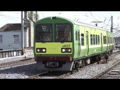 IE 8500 Class Dart Train number 8607 - Connolly Station, Dublin