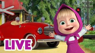 🔴 LIVE | Маша та Ведмідь 😄 Обережно, Маша за кермом! 🚗 Мультики для дітей українською