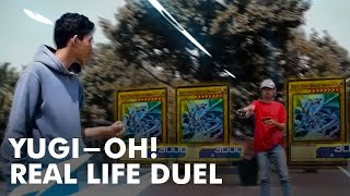 Download lagu Yugioh Real Life Duel Indonesia! Blue-eyes White Dragon Vs Dark Magician - Short Movie mp3