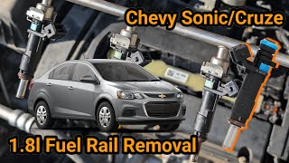 How to Replace Injectors on Chevy Sonic/Cruze 1.8l Fuel Rail Removal