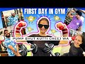 ASHIMA PEHLI WAR GYI GYM ️ PEHLE DIN HE LWA DITIYAN LEGS KHENDI MAI GHAR JANAA