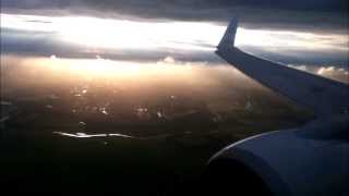 KLM Boeing 737-800 landing at Schiphol