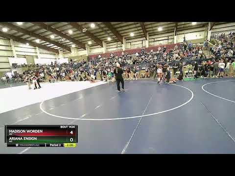 110 Lbs Round 3 - Madison Worden, NV Vs Ariana Ensign, MT Ccdb