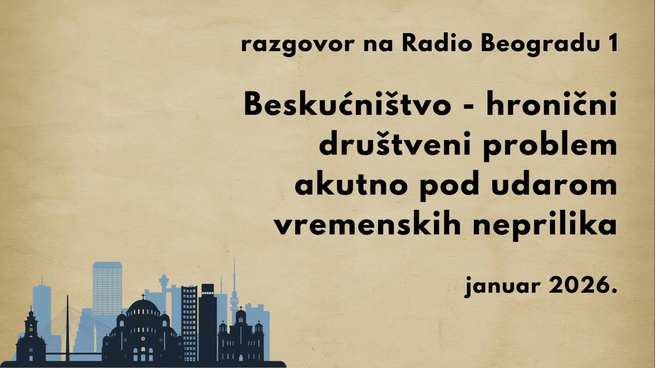 SIROMAŠTVO treba razumeti da bismo ga POBEDILI (Radio Beograd 1, 13.01.2026).