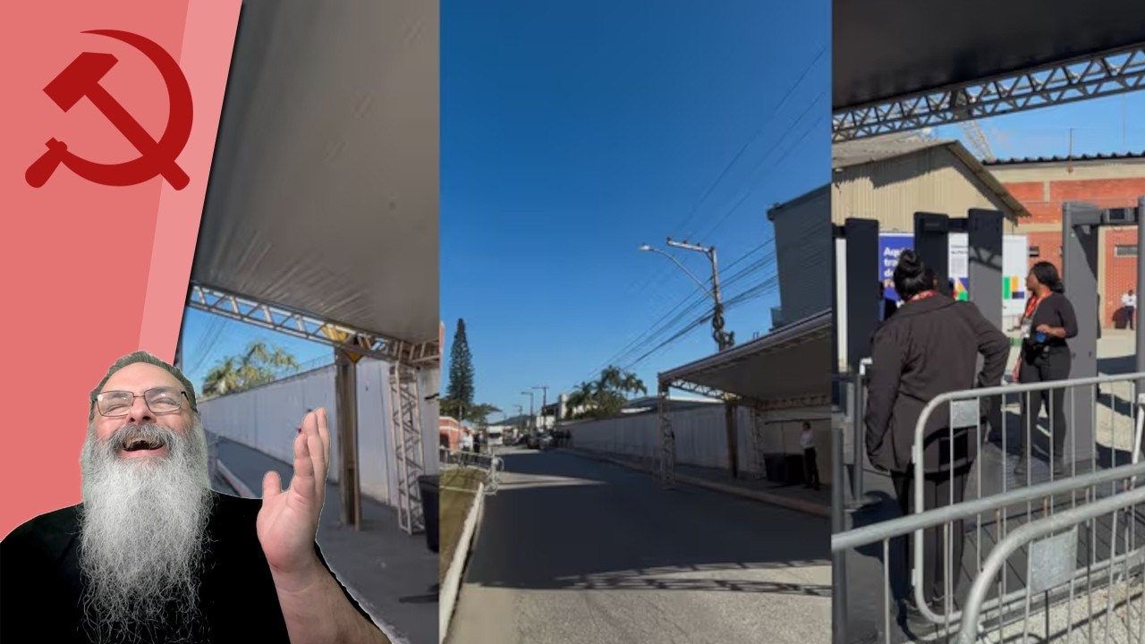 LULA em SC: ESTRUTURA preparada para 700 pessoas e NÃO FORAM nem 15