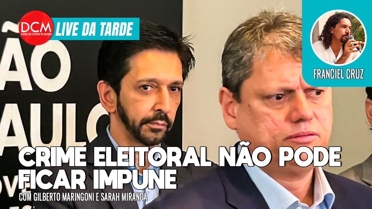Fake News de Tarcísio sobre Boulos e PCC pode torná-lo inelegível por abuso de poder político