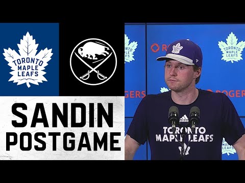 Rasmus Sandin Post Game ' Toronto Maple Leafs vs Buffalo Sabres ' March 2, 2022