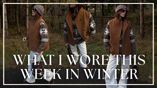 WHAT I WORE THIS WEEK IN WINTER | Cosy festive days in Ireland | Weekly outfits & new purchases